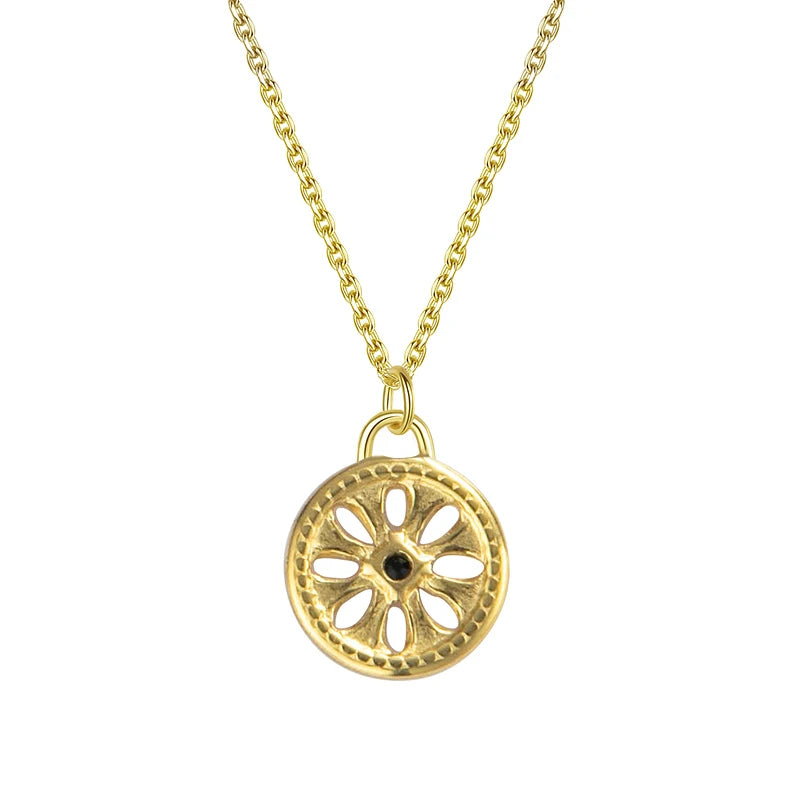 Round Pendant Necklace