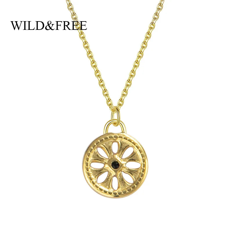 Round Pendant Necklace