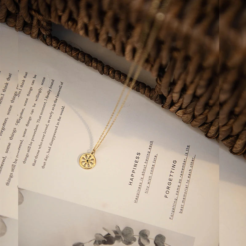 Round Pendant Necklace