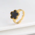 Five Leaf Flower Ring