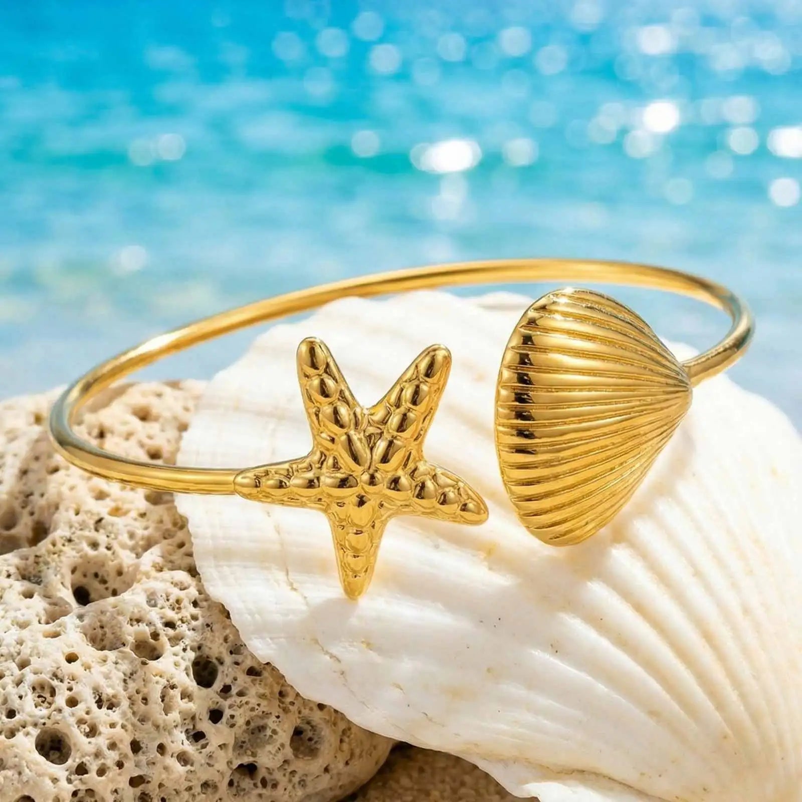 Starfish Shell Bracelet