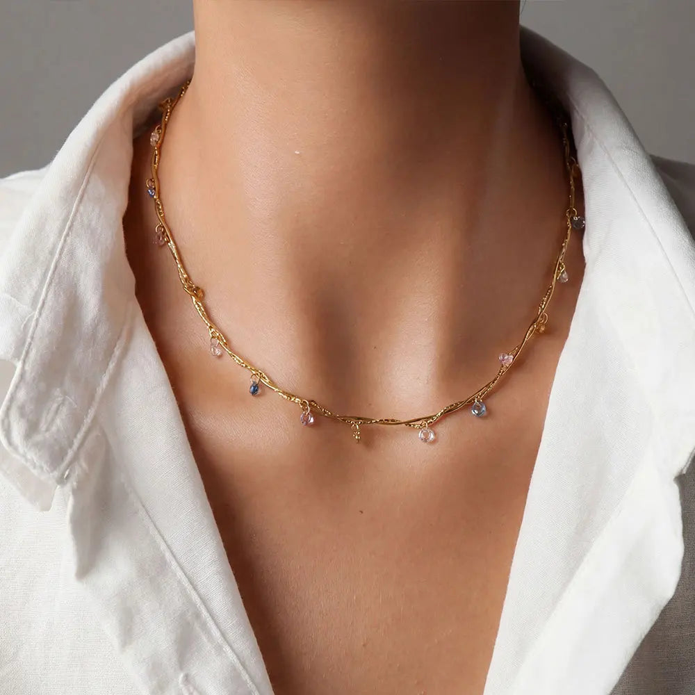 Twisted Stainless Steel Necklace