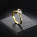 Classic 1 Carat Crystal Ring