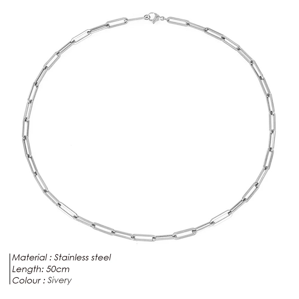 Paperclip Link Necklace