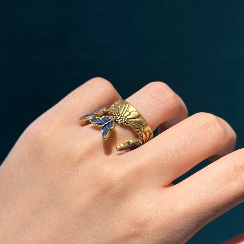 Butterfly Crown Ring