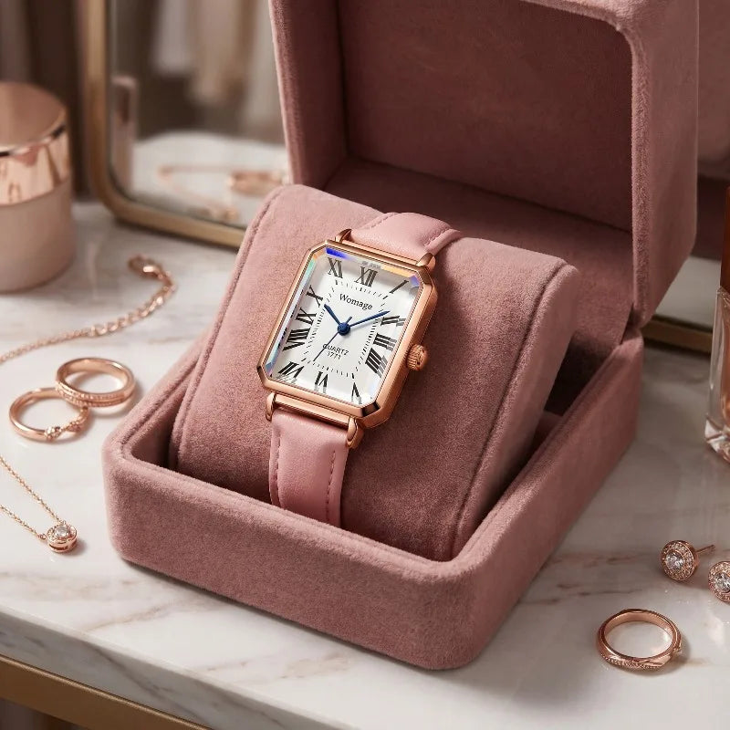 Luxurious Pink Watch