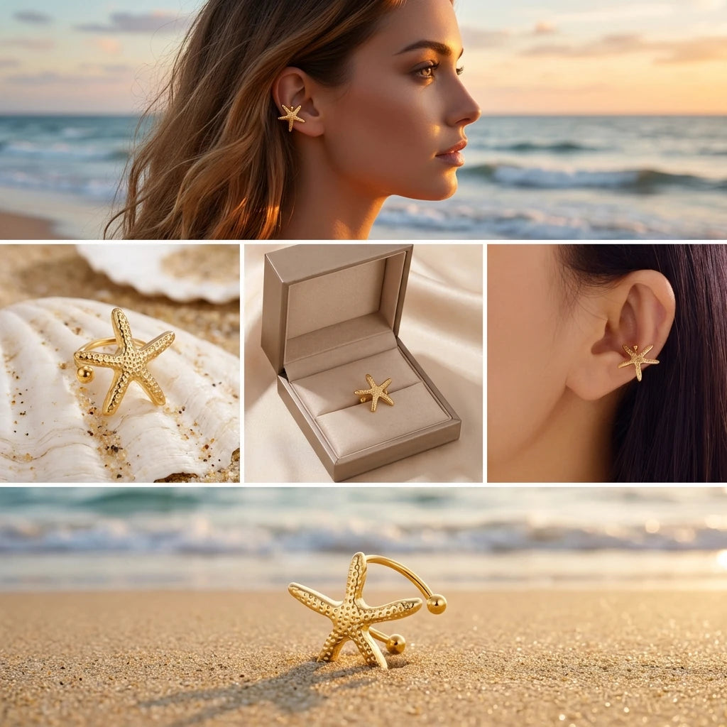 Starfish Earrings