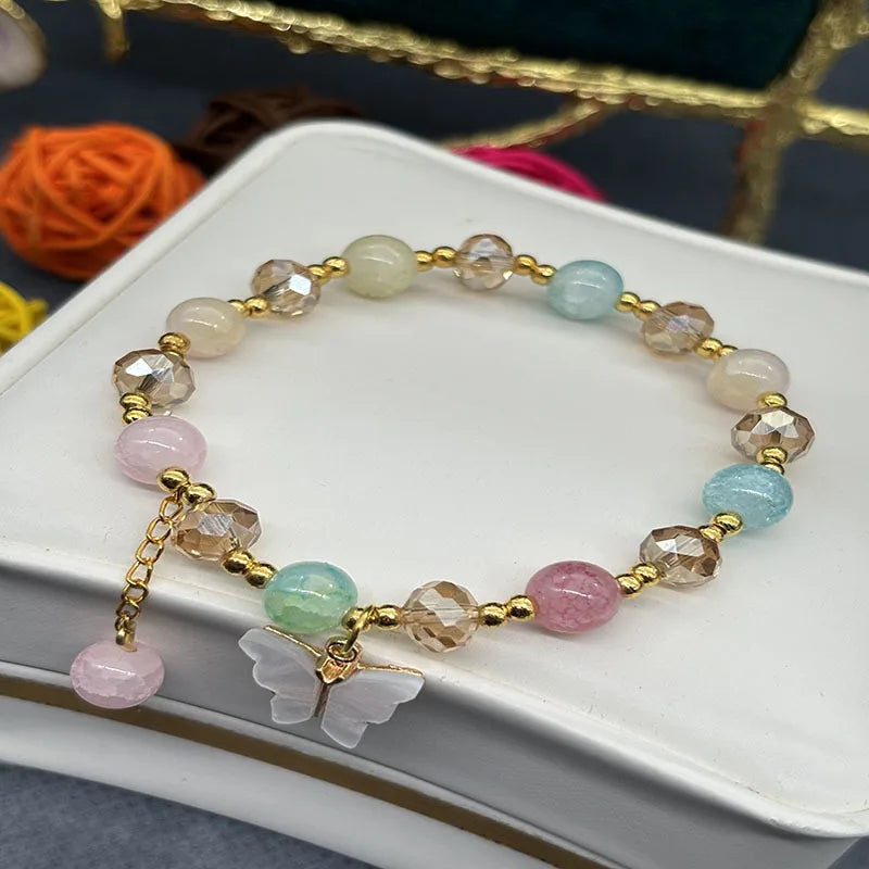 Butterfly Pendant Bracelet