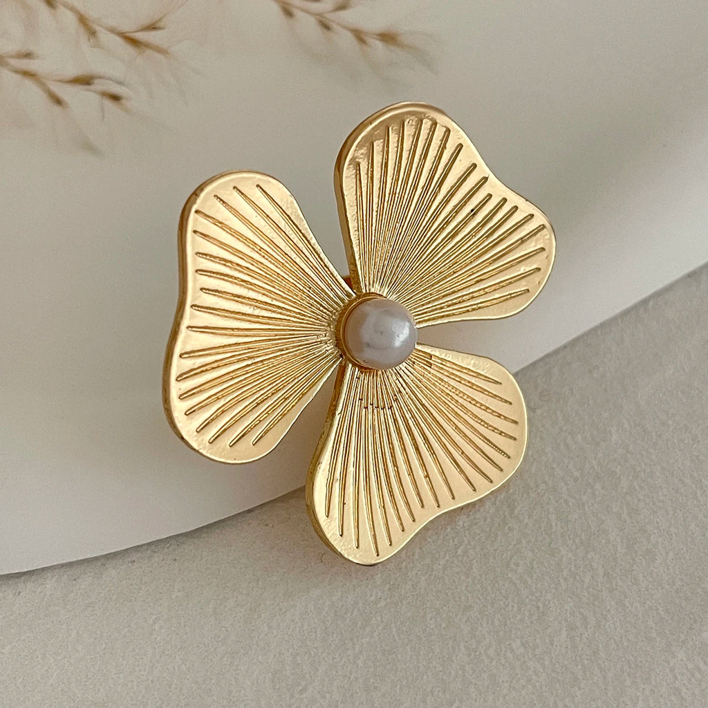 flashy gold plated rings