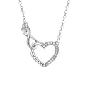 Interlocked Heart Necklace