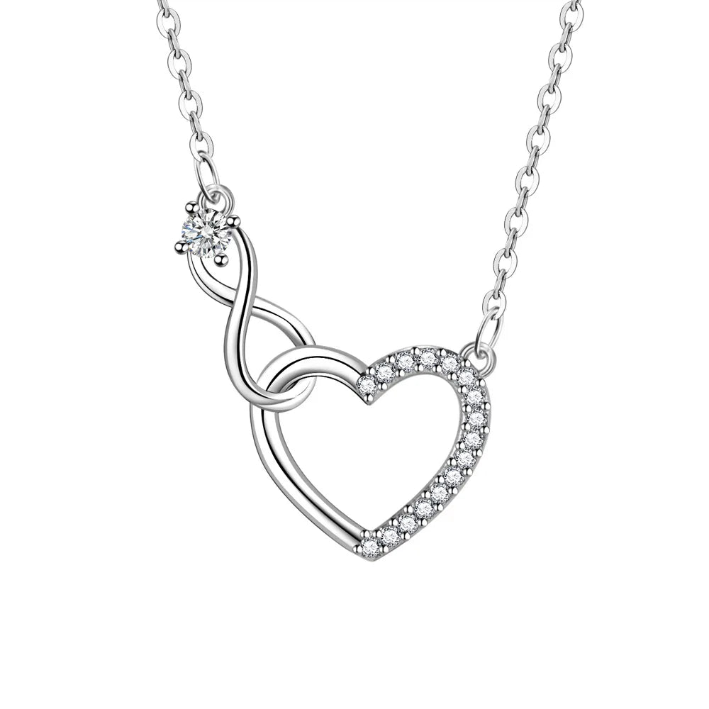 Interlocked Heart Necklace
