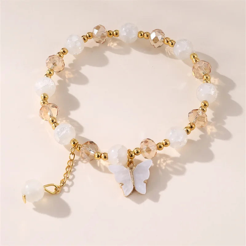 Butterfly Pendant Bracelet