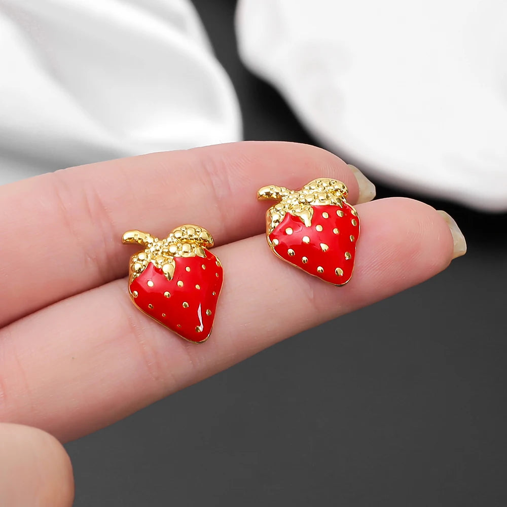 Strawberry Earrings