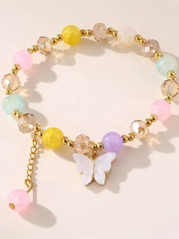 Butterfly Pendant Bracelet