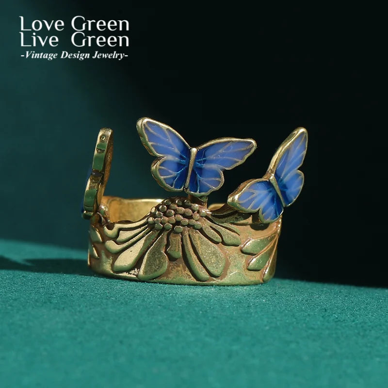 Butterfly Crown Ring