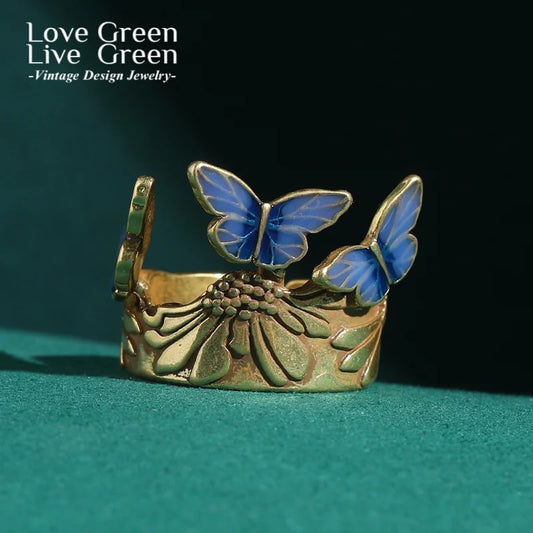 Butterfly Crown Ring