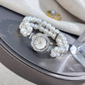 double-row pearl watch