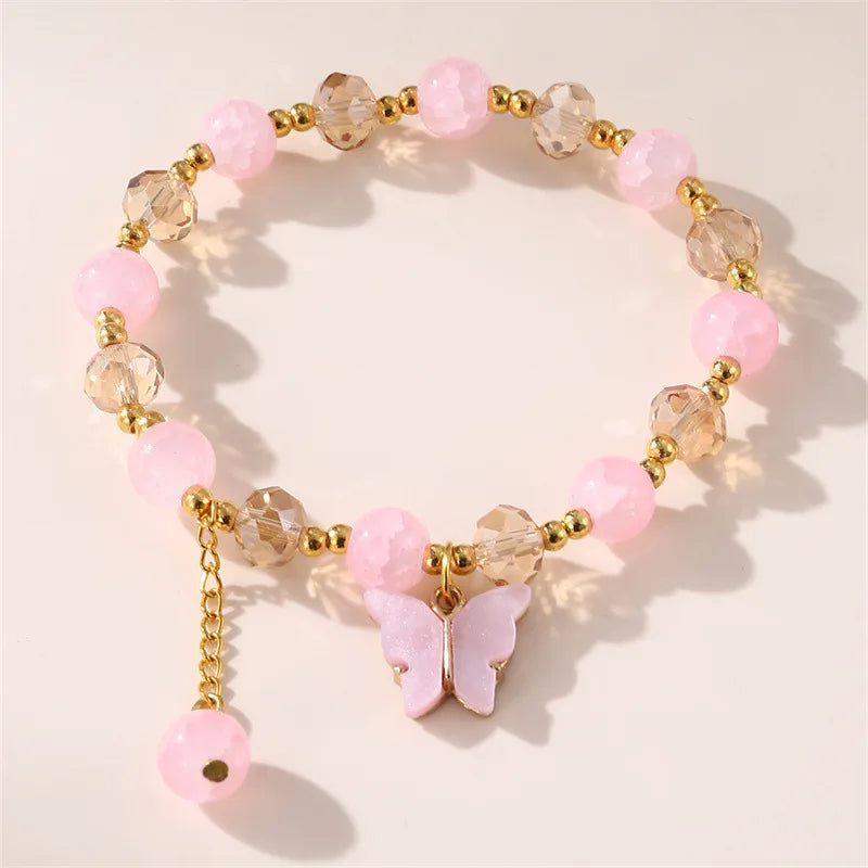 Butterfly Pendant Bracelet
