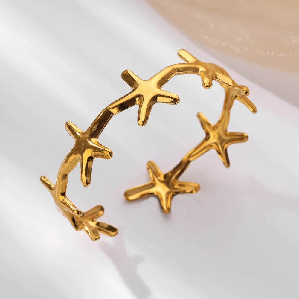 Starfish Bangles Bracelets