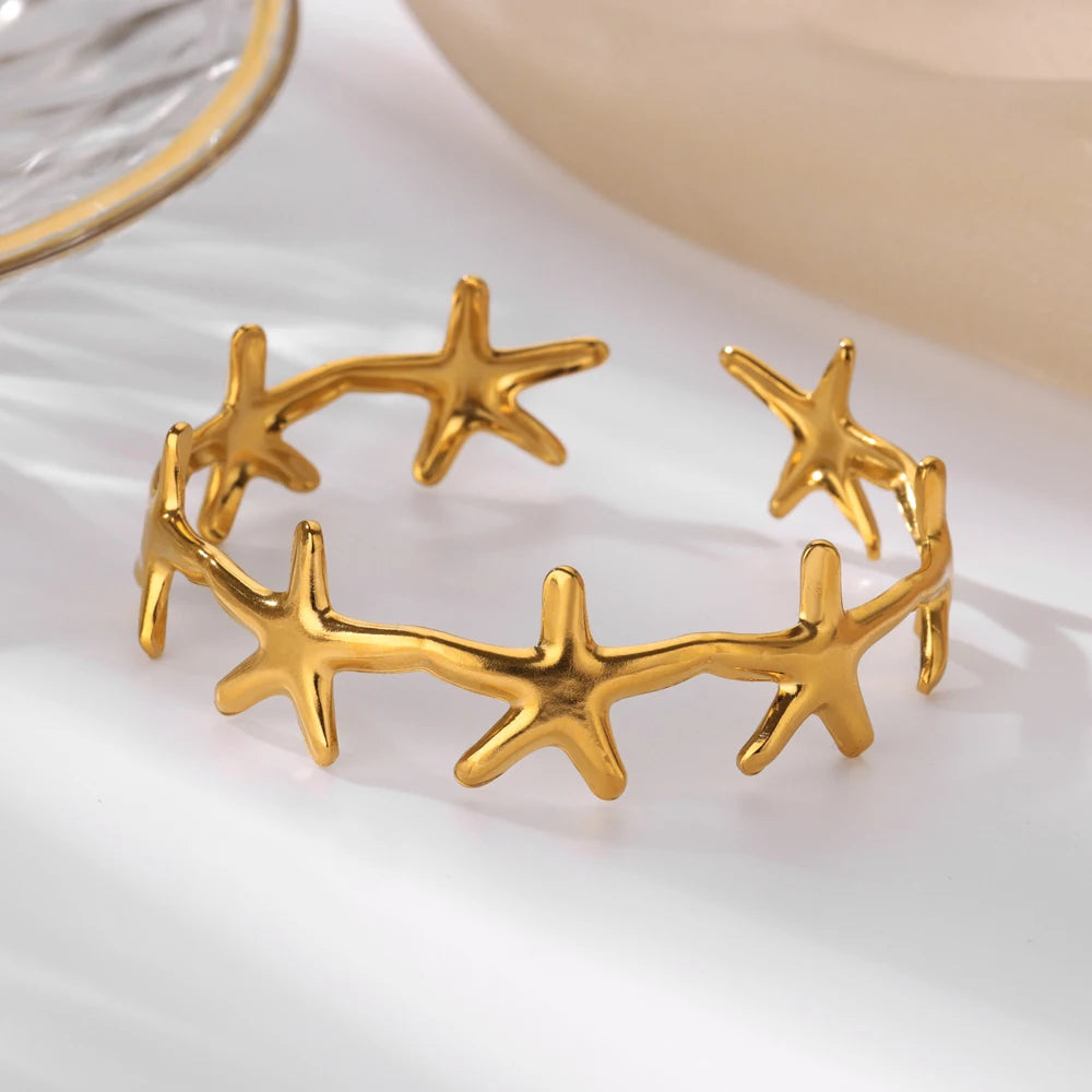 Starfish Bangles Bracelets