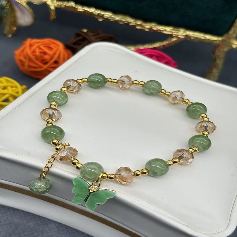 Butterfly Pendant Bracelet