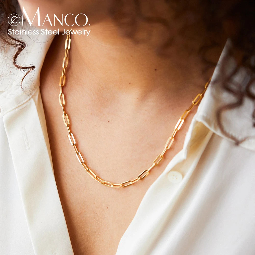 Paperclip Link Necklace