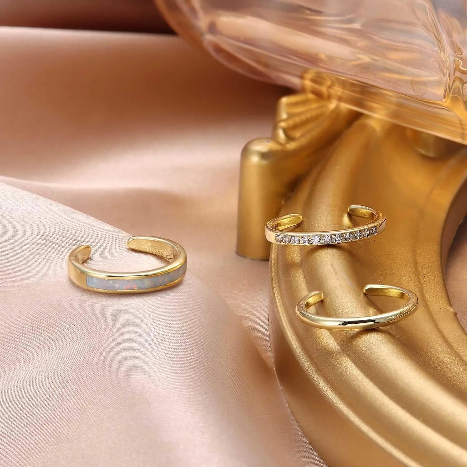 14K Gold Plated Toe Rings