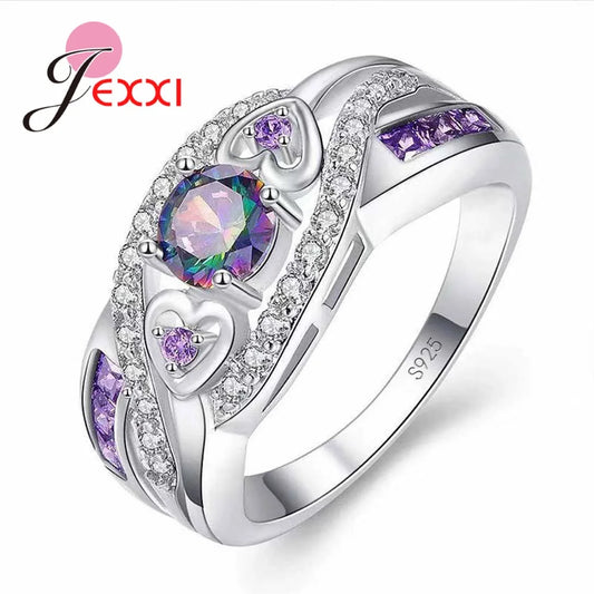 silver stone ring