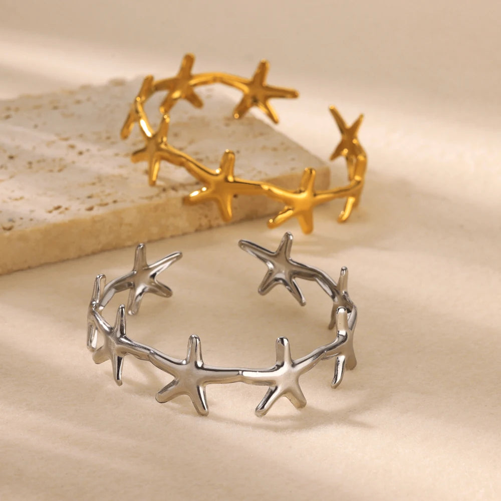 Starfish Bangles Bracelets