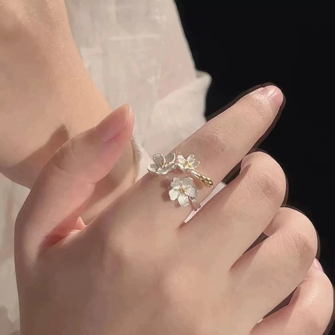 Delicate Flower Ring