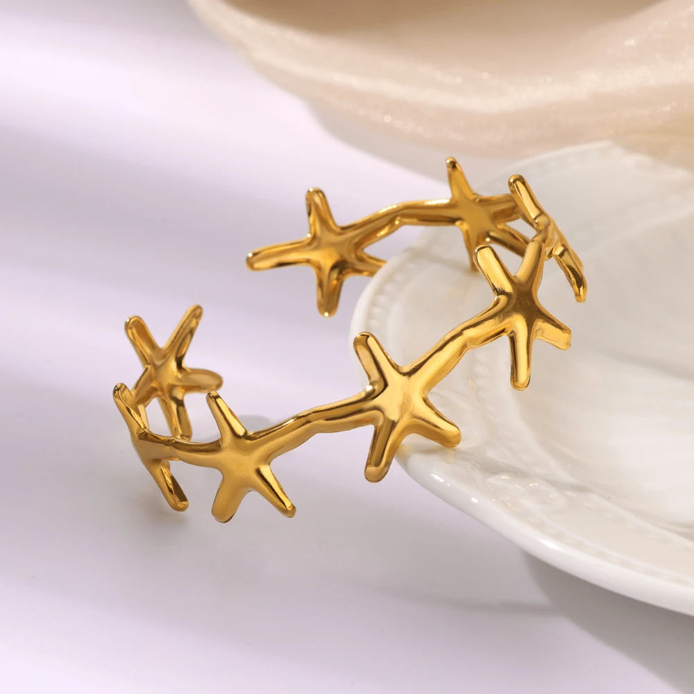 Starfish Bangles Bracelets