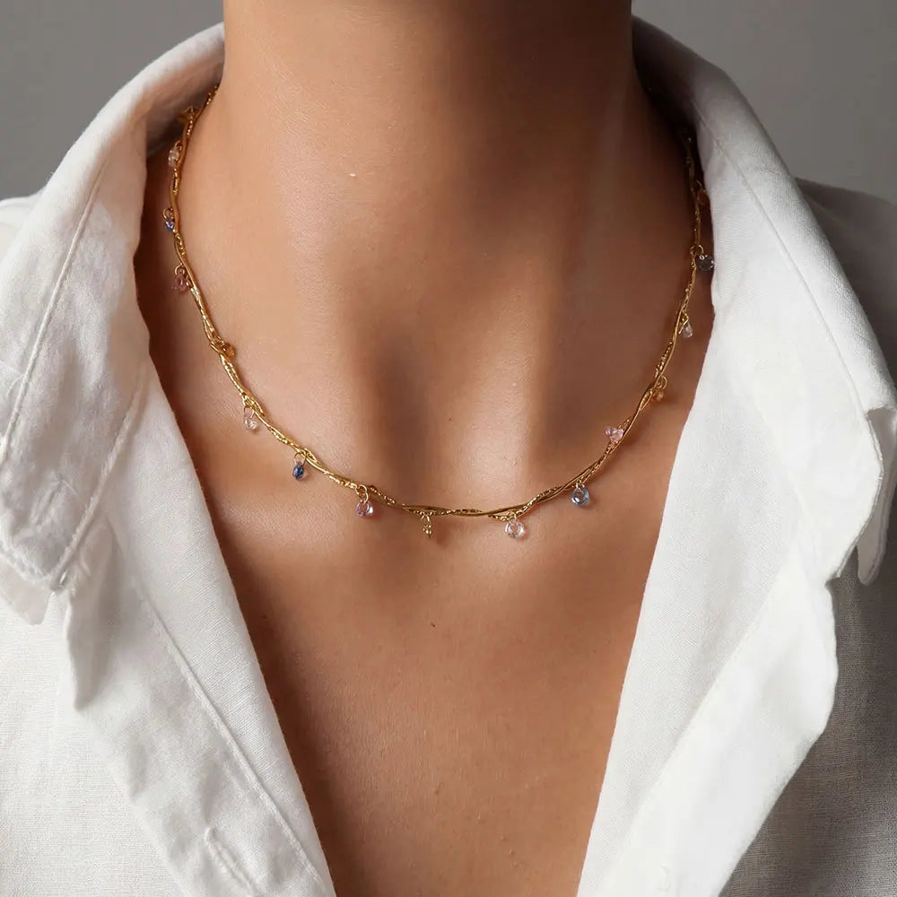 Twisted Stainless Steel Necklace