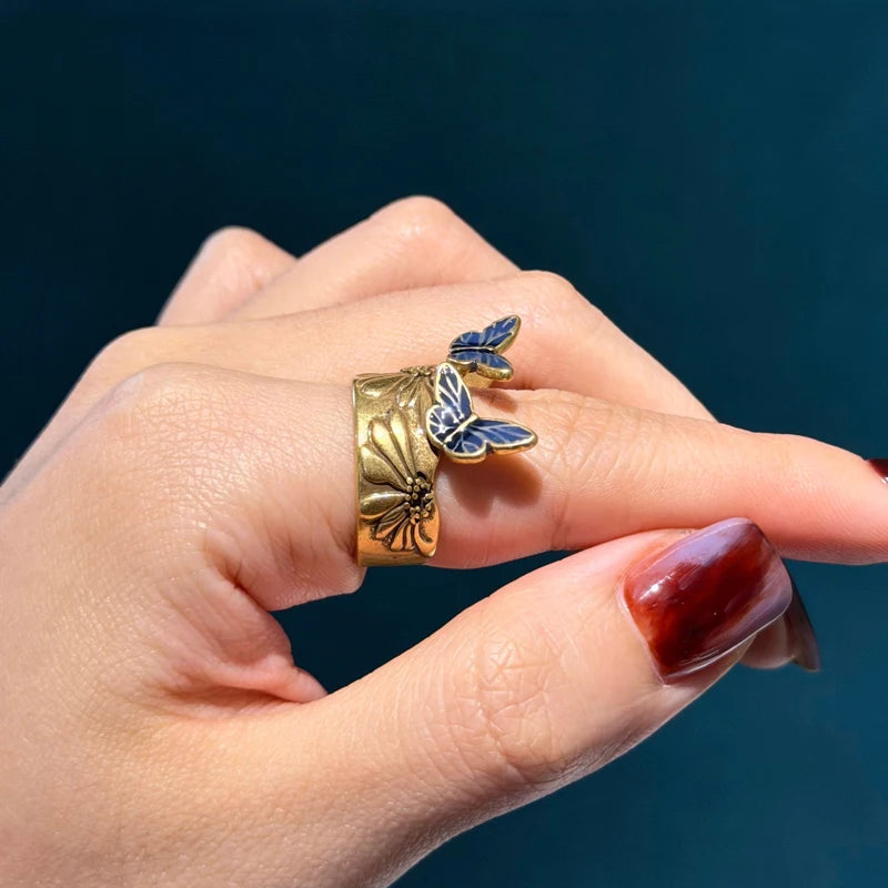 Butterfly Crown Ring