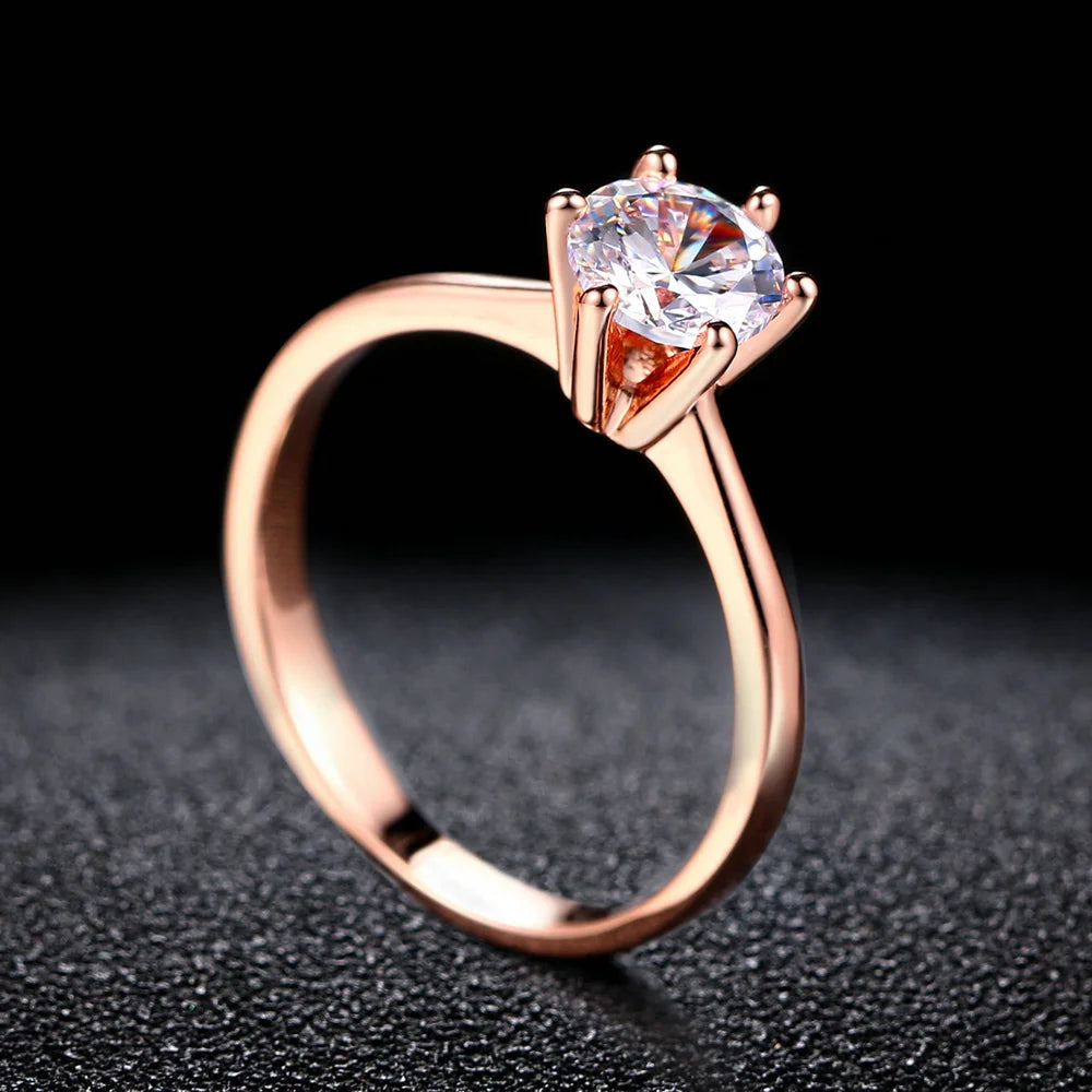 Classic 1 Carat Crystal Ring