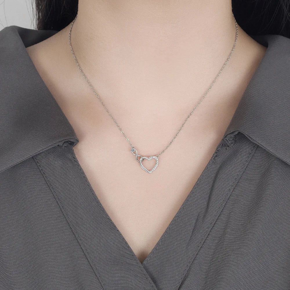 Interlocked Heart Necklace