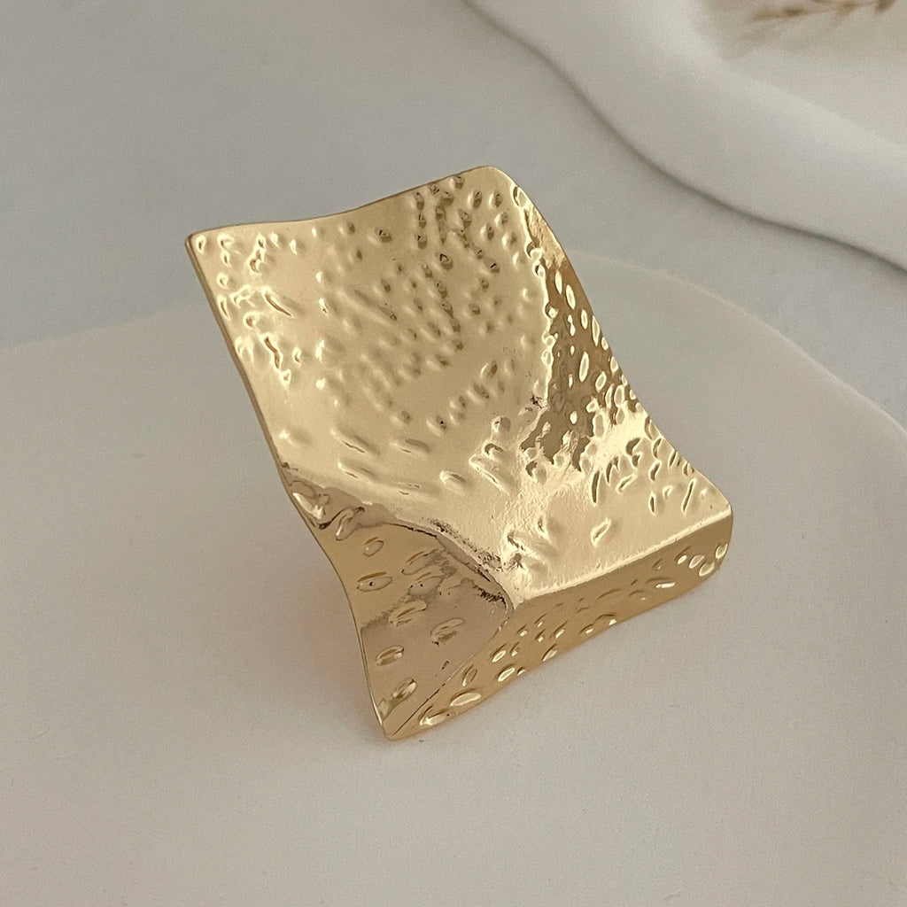 flashy gold plated rings