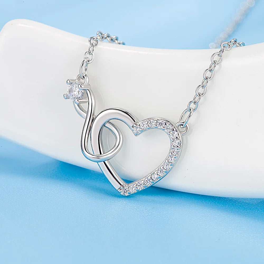 Interlocked Heart Necklace