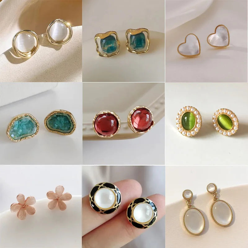 Stone Earrings