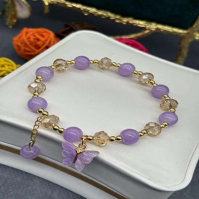 Butterfly Pendant Bracelet
