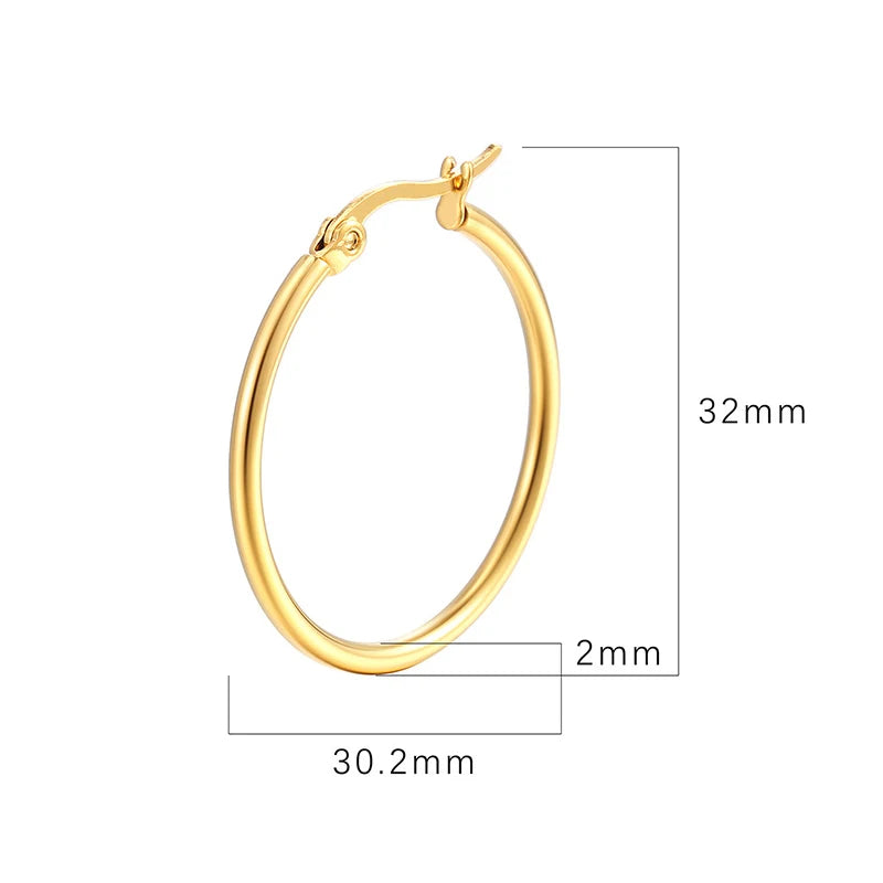 Classic Hoop Earrings