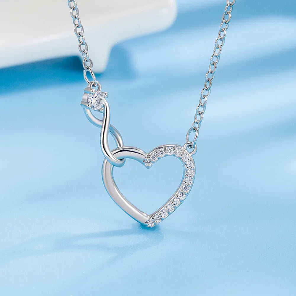 Interlocked Heart Necklace